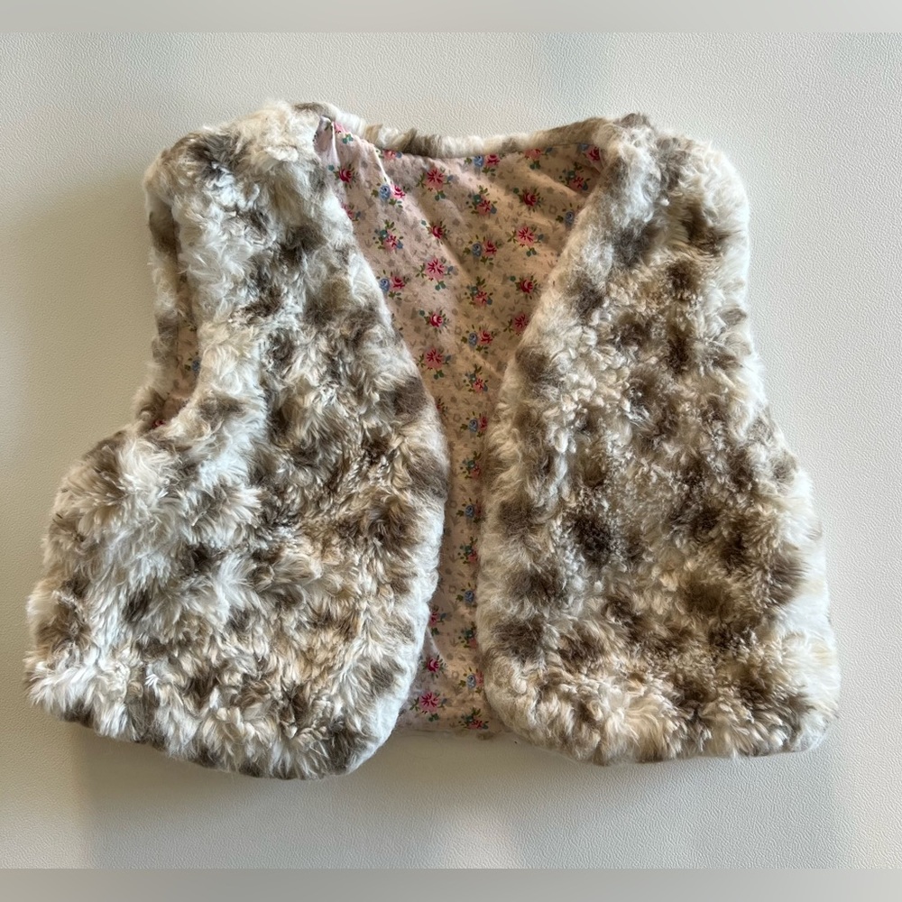 Girls Leopard Print Vest